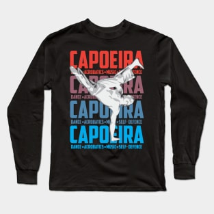 Brazilian Capoeira Dance Self-Defence Sports Long Sleeve T-Shirt